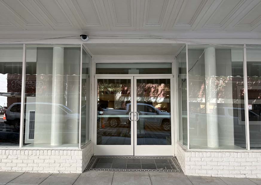 Rehabilitated 9th street entrance